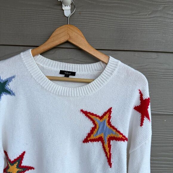 Rails Perci star cotton/cashmere sweater - Picture 3 of 7